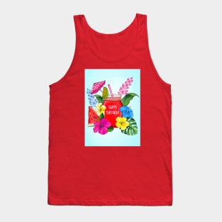 TROPICAL BIRTHDAY COCKTAIL Tank Top